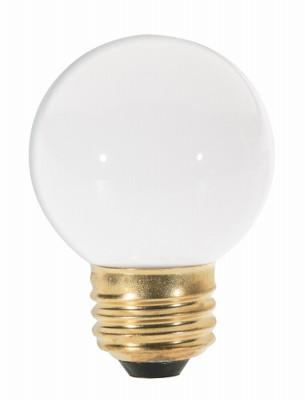 25W White Globe Bulb