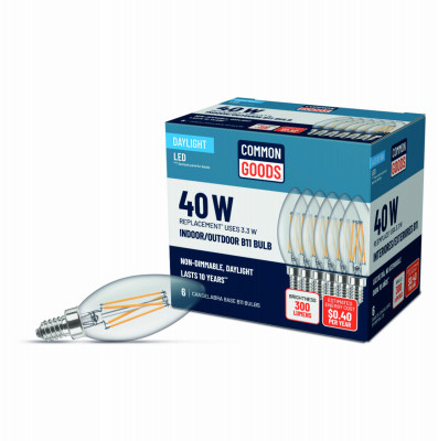 6PK 40WB11DLT20LED BULB