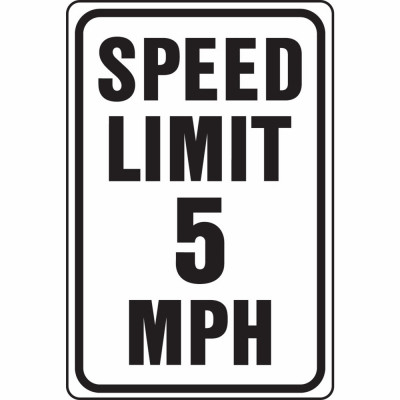 12X18 5-MPH HWY SIGN