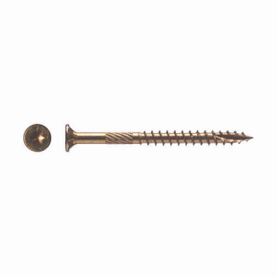 1LB 10X3-1/2" YLLW SCREW