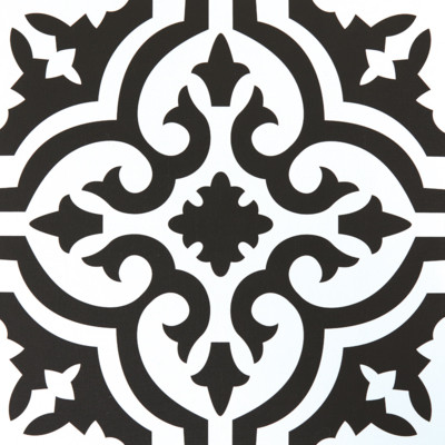 12" Black Vinyl Tile