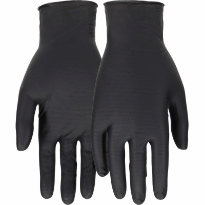 50PK LG BLK NITR GLOVE