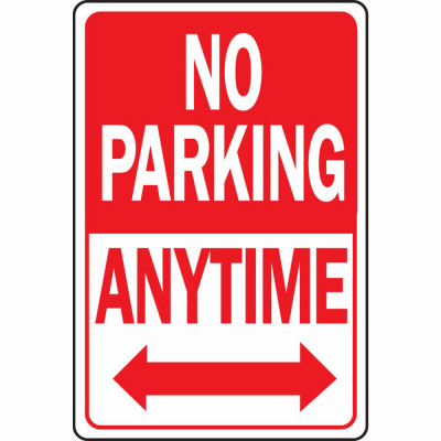 12X18 NO PARKING SIGN