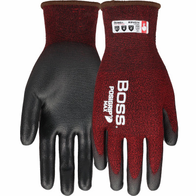 10PK LG R/B GRIP GLOVE