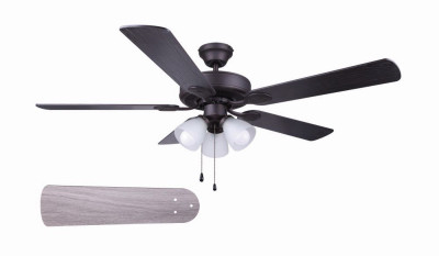 Canarm Villa 52 In. 5-Blade Oil Rubbed Bronze Ceiling Fan
