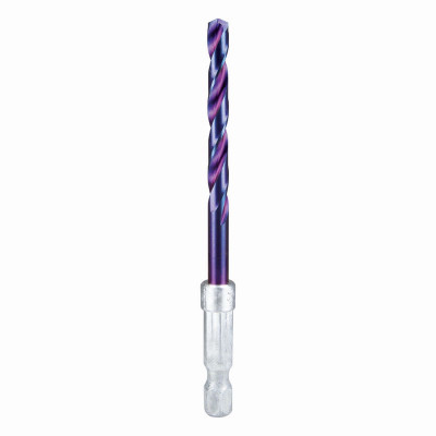 Mach-Blue Impact Twist Drill Bit, 3/16 In.