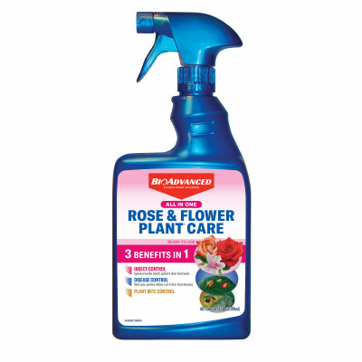 BioAdvanced All-In-One Rose & Flower Plant Care, Ready-To-Use, 24 oz