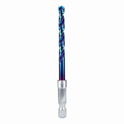 Mach-Blue Impact Twist Drill Bit, 13/64 In.