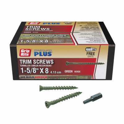 1-5/8"X8 PGP GRN SCREW
