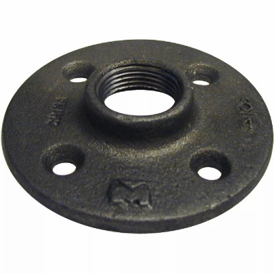 2PK 3/4 BLK FLR FLANGE