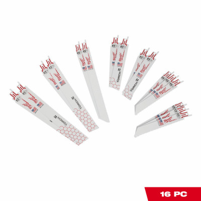 16-Pc. Sawzall Metal-Cut Reciprocating Saw Blade Set