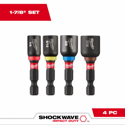 4-Pc. Shockwave Nut Driver Drill Set