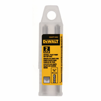 Drywall Cut Out Drill Bit, 1/4 In., 2-Pk.