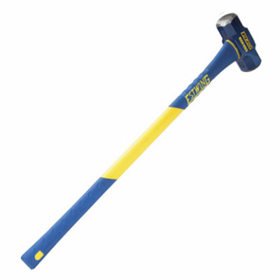 12 Lb. Sledge Hammer, Steel Head, 36 In. Fiberglass Handle