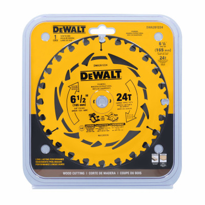 Circular Saw Blade, 24T, 6-1/2 In.