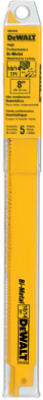 Bi-Metal Reciprocating Saw Blade, 9 In., 10/14-TPI, 5-Pk.