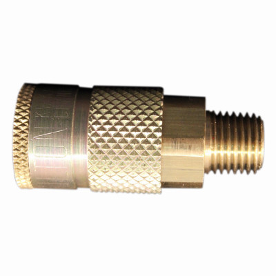 Compression Coupler, T-Style, Male, 1/4 In. NPT