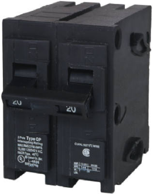Circuit Breaker, Double Pole, 240-Volt, 40A