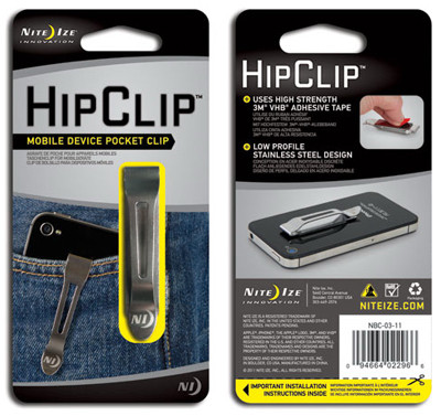 Hip Clip Mobile Device Pocket Clip