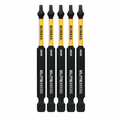 5PC 3-1/2" SQ2 Bit Set
