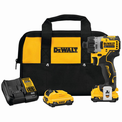 12-Volt Compact Screwdriver Kit, (2) Batteries