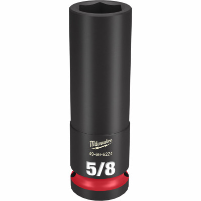 Shockwave SAE Deep-Well 6-Point Impact Socket, 1/2 In. Drive, 5/8 In.