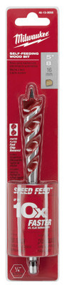 Speed Feed Wood Boring Drill Bit, 5/8 x 6 In.