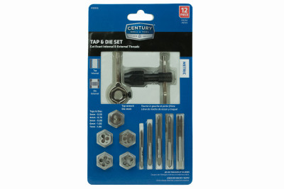 12PC Met Tap & Die Set