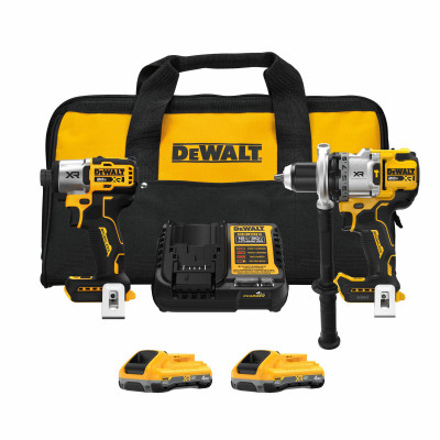 DEWALT 20V MAX*XR  2-Tool Hammer Drill/Impact Combo Kit with POWERPACK ™ Batteries