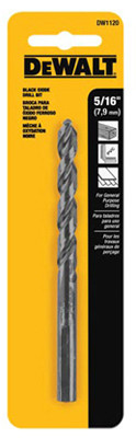 Black Oxide Drill Bit, 5/16 In.