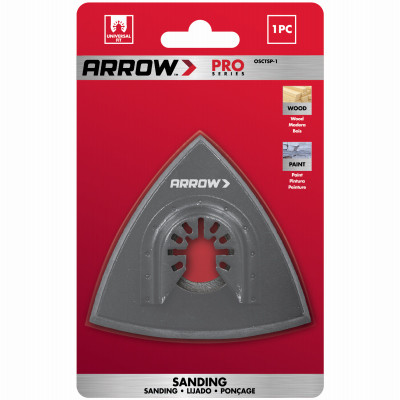 Oscillating Tool Delta Sanding Pad, 3-5/8-In.