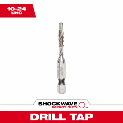 Shockwave Impact Drill & Tap Bit, 10-24