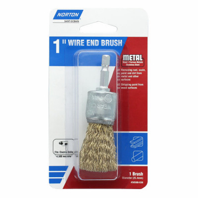 Coarse Wire End Brush, 1 In.