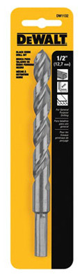 Black Oxide Drill Bit, 1/2 In.
