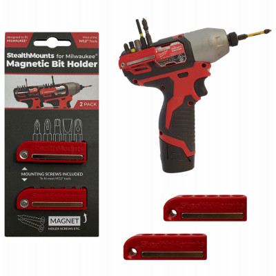 Magnetic Bit Holders Compatible with Milwaukee M12 Tools, 2-Pk.