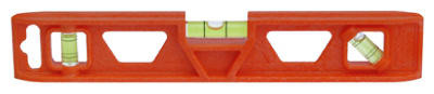 3-Vial Torpedo Level, 9 In.