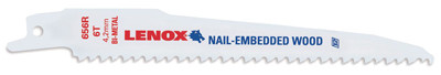 Reciprocating Saw Blade, 6 TPI, 6-In.