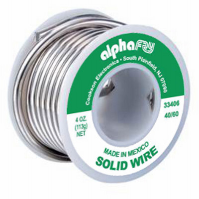 Leaded General-Purpose Solder, .125-In., 4-oz.