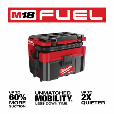 M18 Fuel Packout Cordless Wet/Dry Vacuum, 2.5 Gallon, TOOL ONLY
