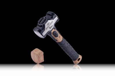 Spec Ops Tools Drilling Hammer, 3 lbs Sledge with Fiberglass Handle & Soft Mallet Face