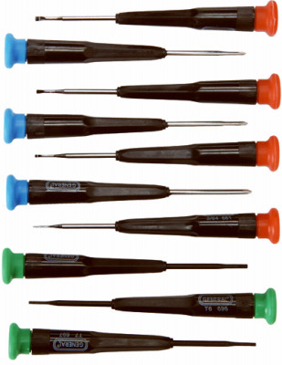 Precision Screwdrivers, 10-Pc.  Set