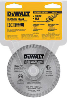 Dry-Cut Diamond Wheel, 4 In.
