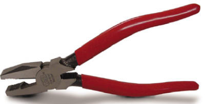 7 In. Electrical Linesman's Plier With Side Cutter & Crimping Die