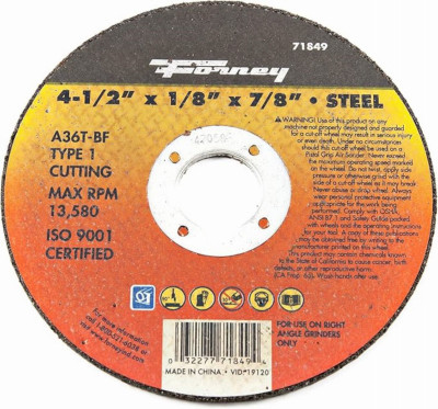 4-1/2" Cutoff Wheel