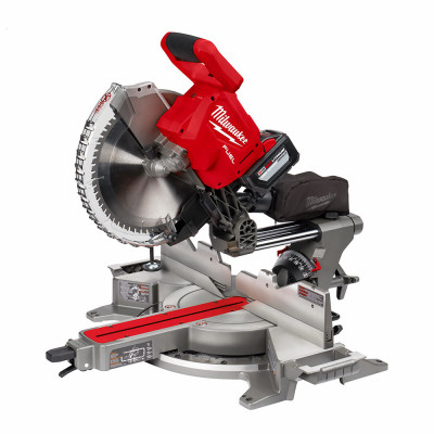 M18 Fuel Cordless Sliding Compound Miter Saw Kit, Dual Bevel, Brushless Motor, 12 In., Battery, Charger