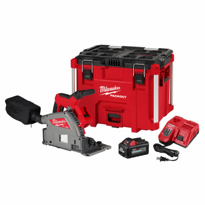 M18 Fuel 6-1/2 In. Plunge Track Saw Kit, Battery & Charger