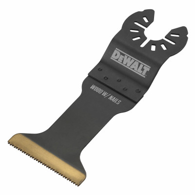 Oscillating Wood & Nail Cutting Blade, Wide, Titanium, Universal