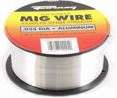 ER5356, Aluminum MIG Welding Wire, .035 In. x 1 Lb.