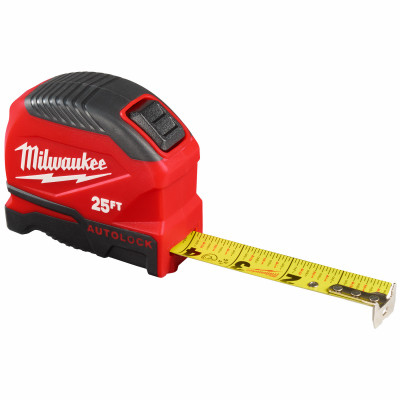 Auto-Lock Tape Measure, 25 Ft.