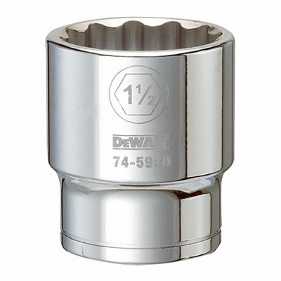 Socket, 12-Point, 3/4 In. Drive, 1-1/2 In.
